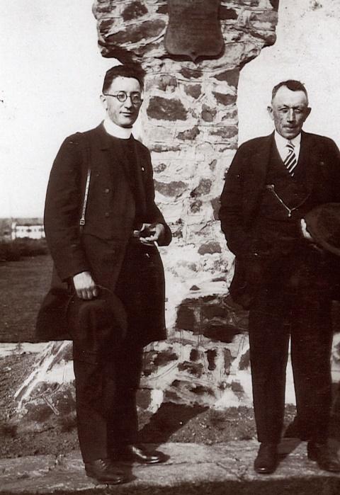 Révérend Arthur Gallien (1901-1983) et son père Prudent Gallien (1865-1947)